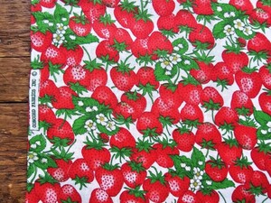 [3366] 콩코드 딸기 빈티지코튼