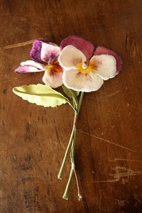 Antique Flower Corsage-비올라