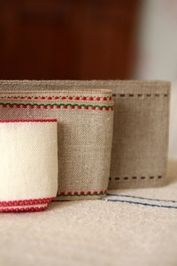 Wide Linen embroidery tape
