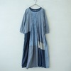 ﻿ [vintage] 45RPM 카디의 블루패치워크 드레스  ​