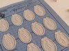 ﻿  ​ [1703]영국 빈티지 모노그램 카드 세트  ﻿